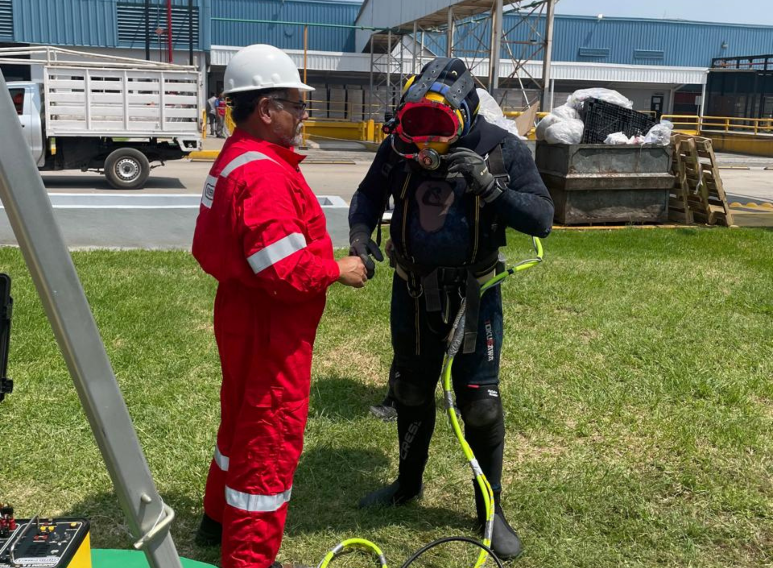 Limpieza de cisternas por buceo