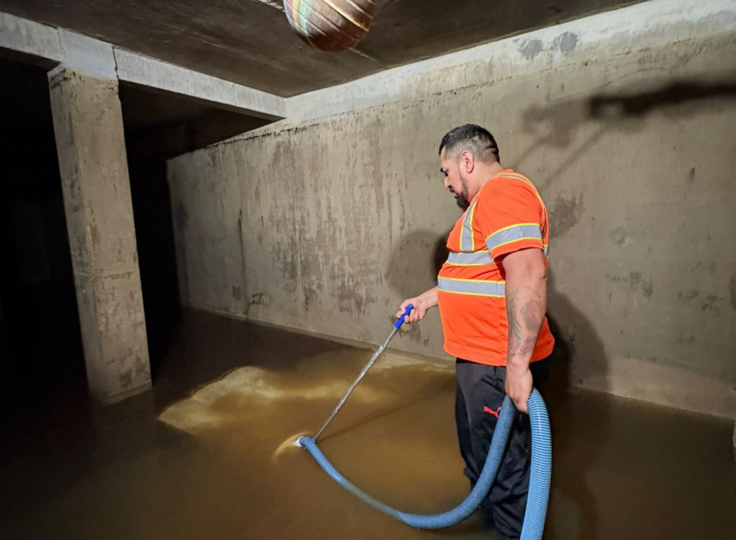 Limpieza de cisternas por vaciado